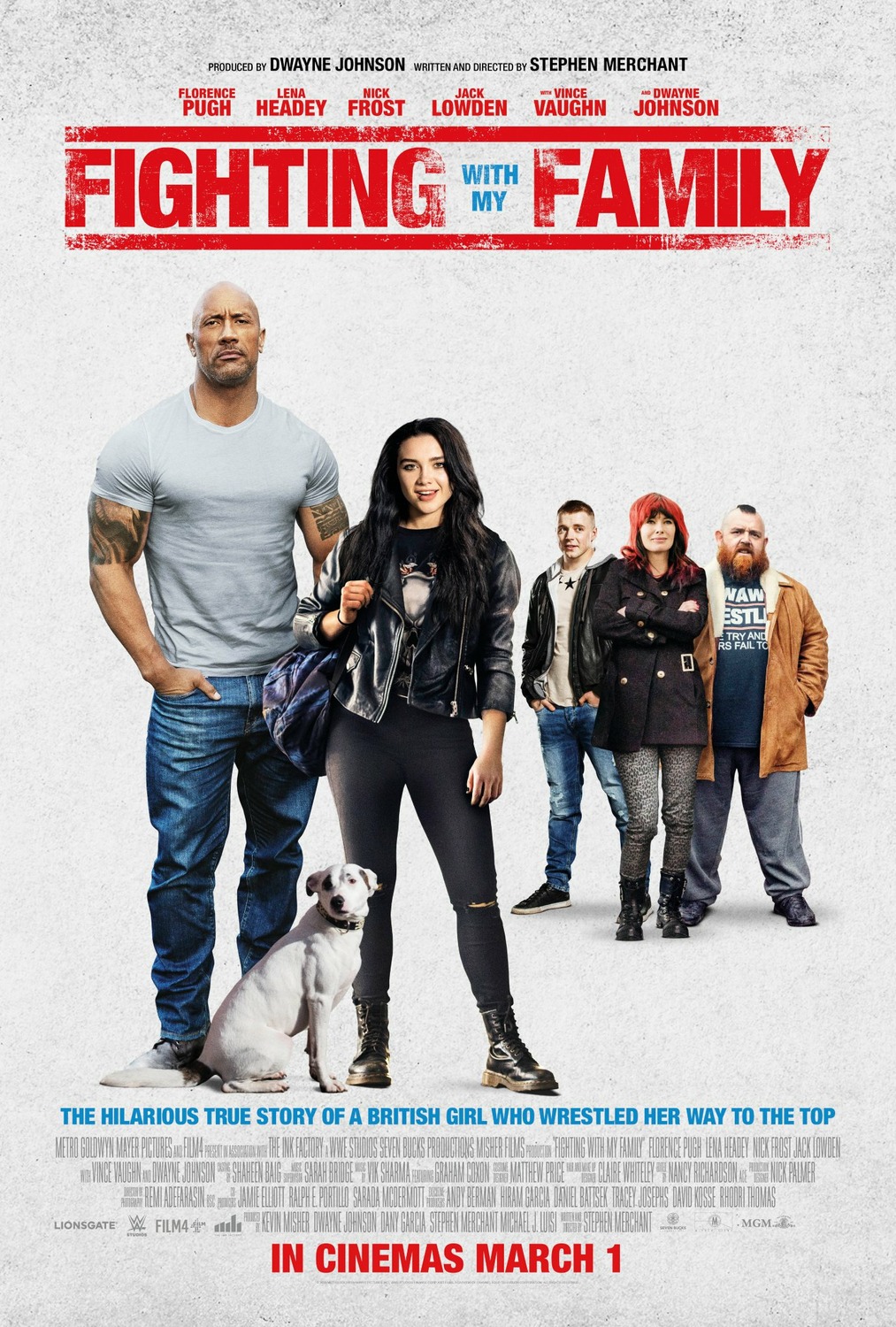 FIGHTING WITH MY FAMILY (2019) poster