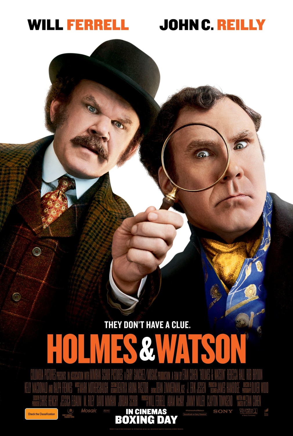 HOLMES AND WATSON (2018) poster