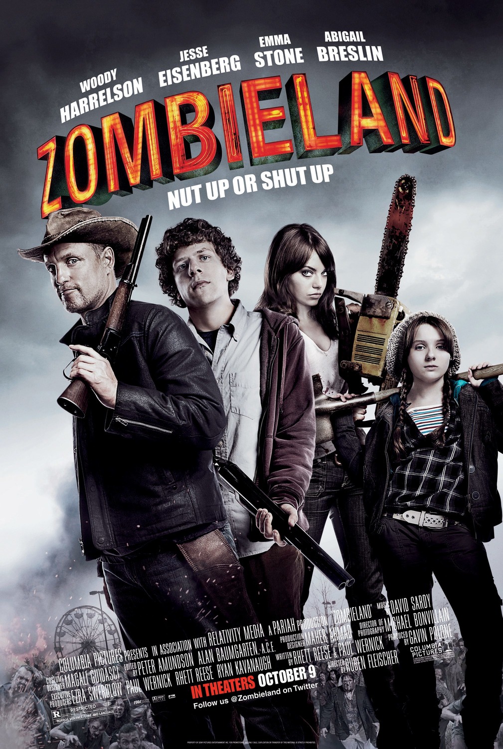 ZOMBIELAND (2009) poster