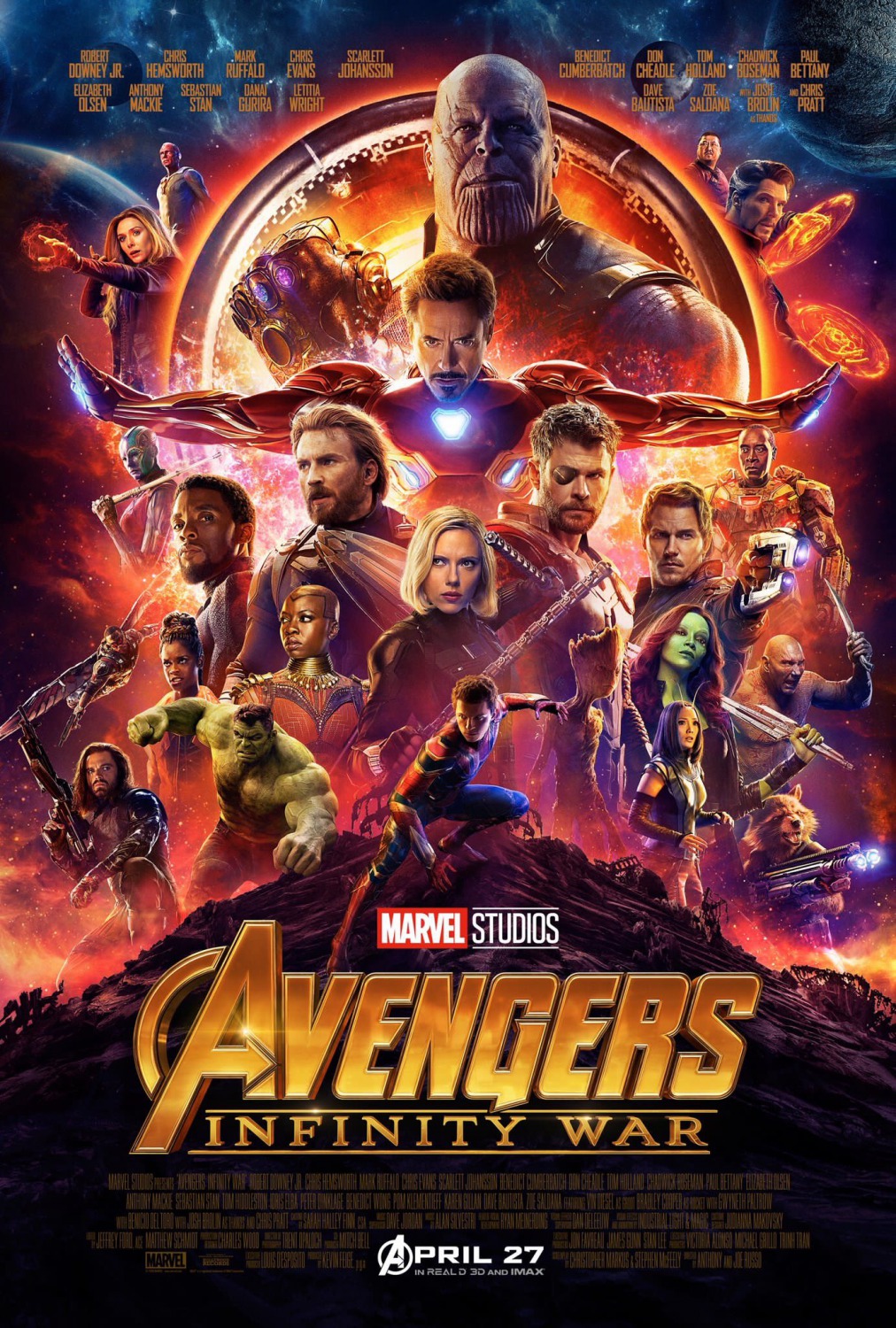 AVENGERS: Infinity War poster