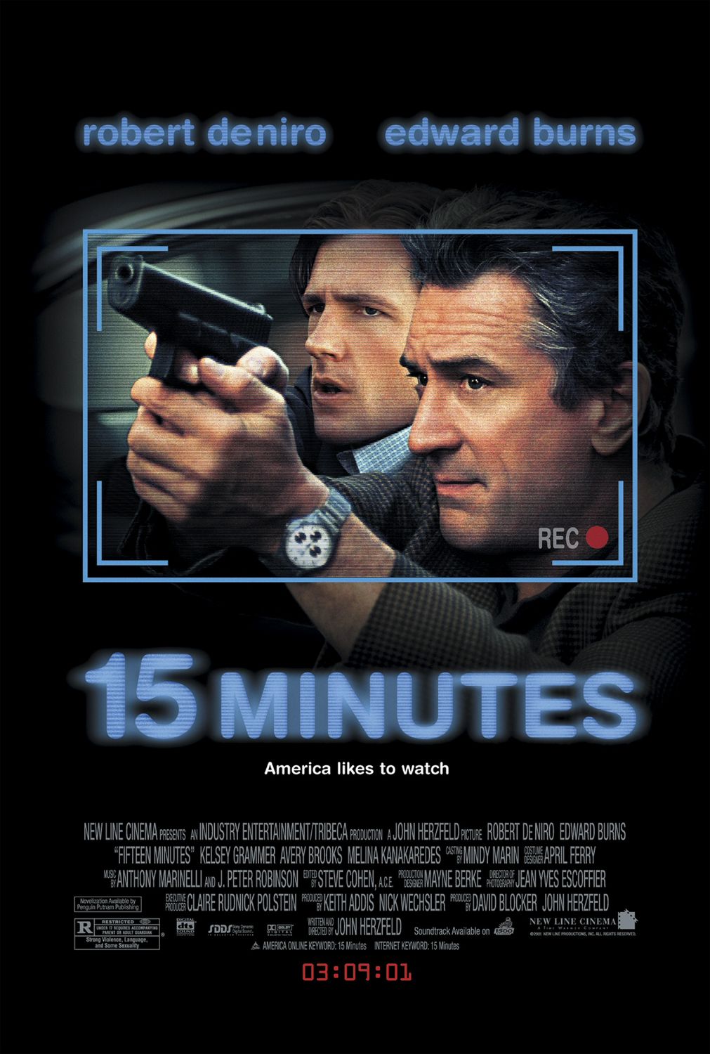 15 MINUTES (2001) poster