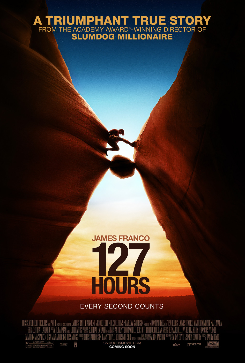 127 HOURS (2010) poster