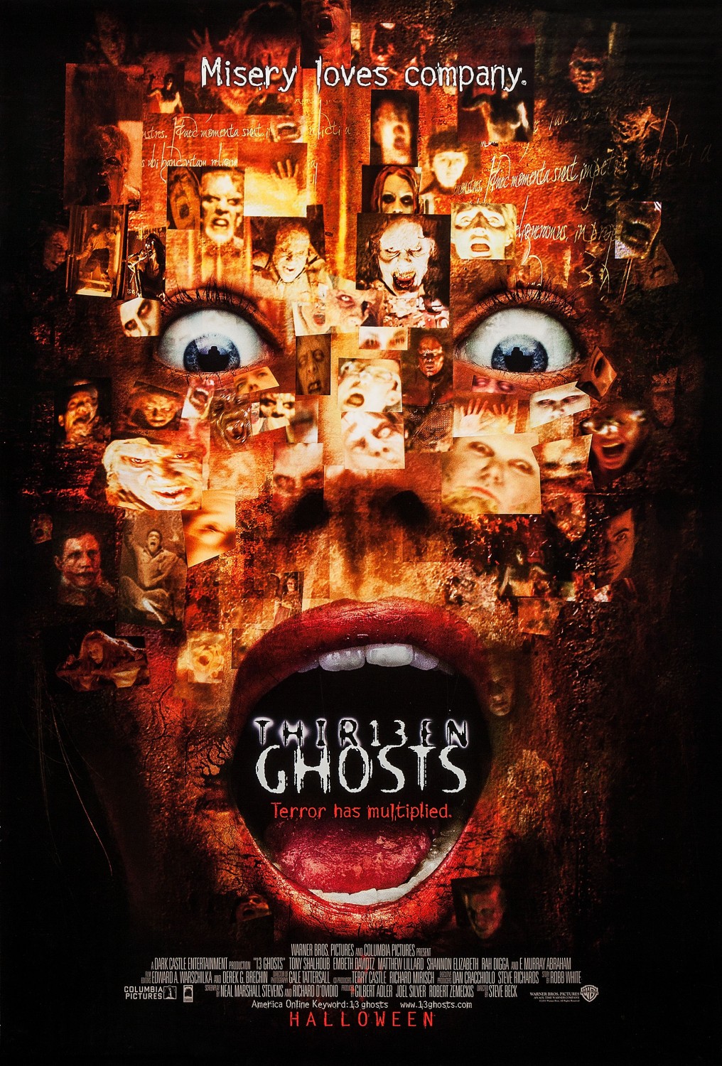 THIR13EN GHOSTS (2001) poster