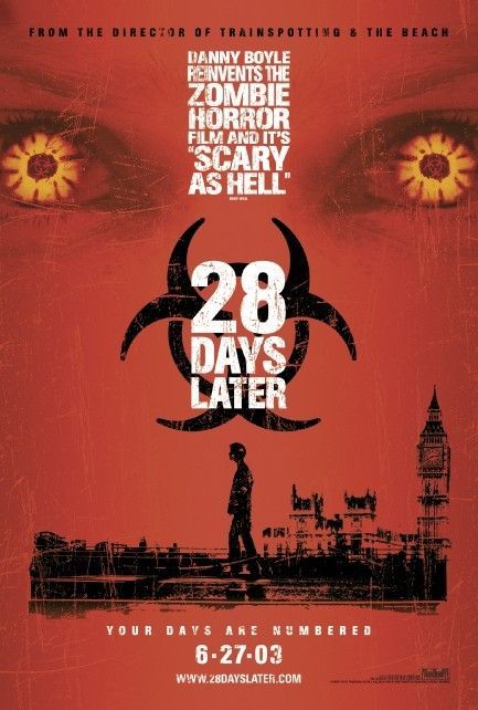28 DAYS LATER (2003) poster