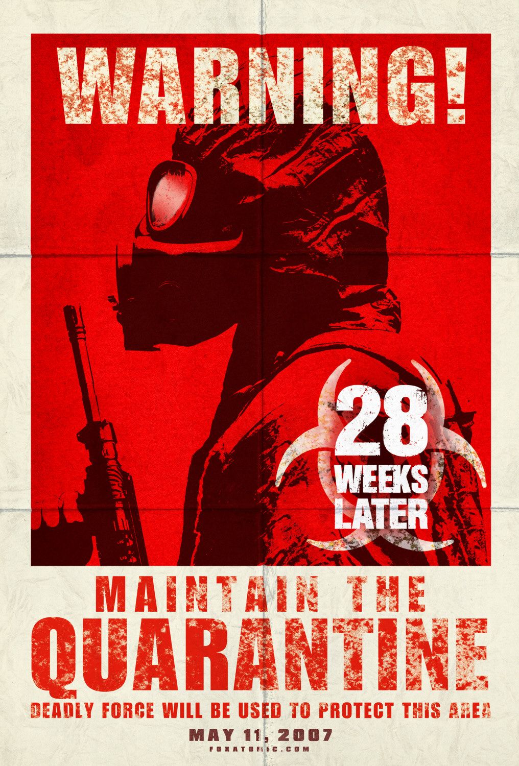28 WEEKS LATER (2007) poster