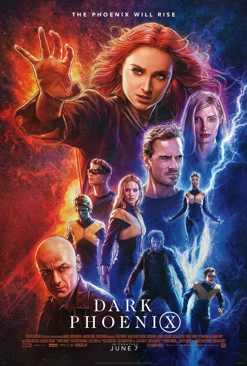 DARK PHOENIX poster