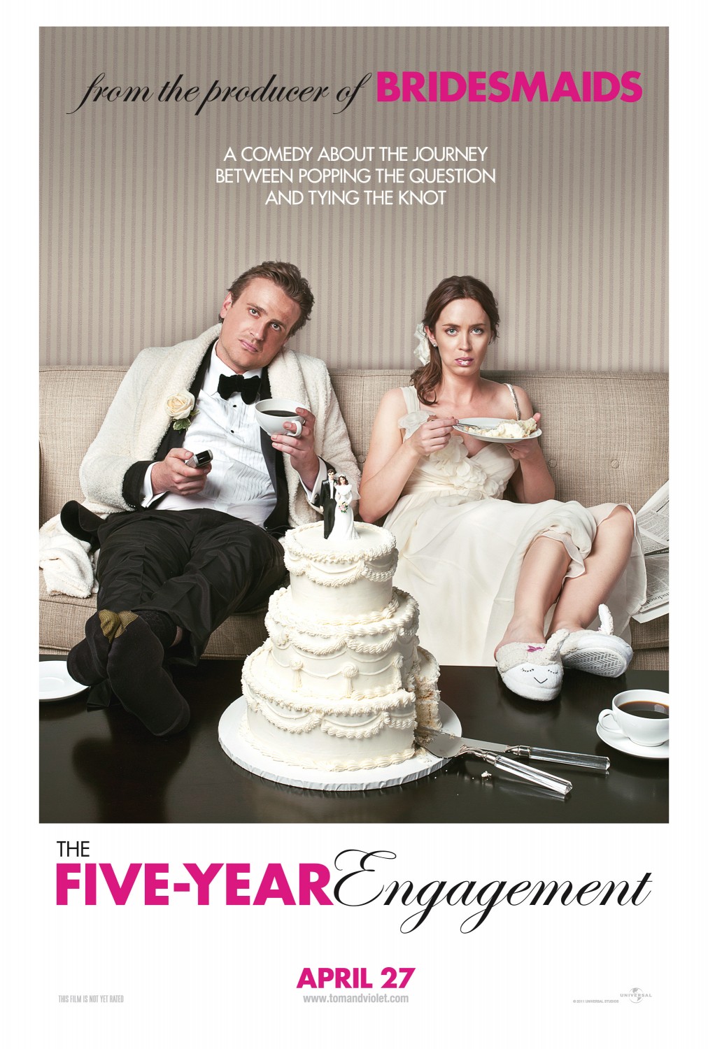 THE FIVE YEAR ENGAGEMENT (2012) poster
