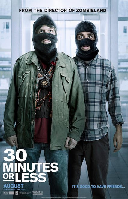 30 MINUTES OR LESS (2011) poster