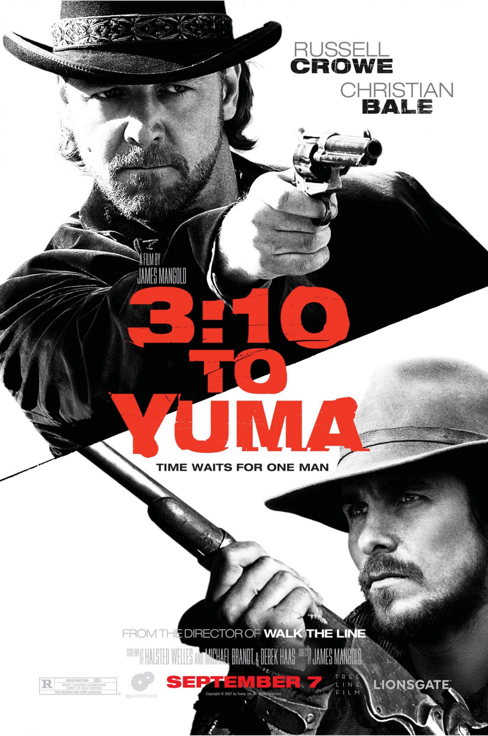 3:10 TO YUMA (2007) poster