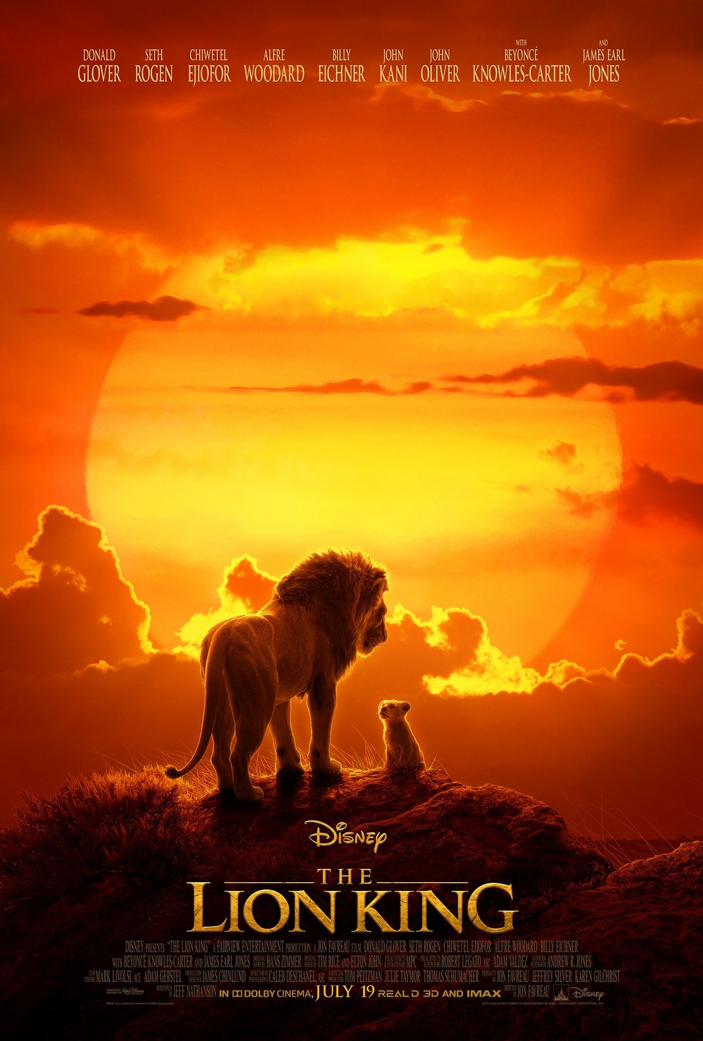 THE LION KING (2019) poster