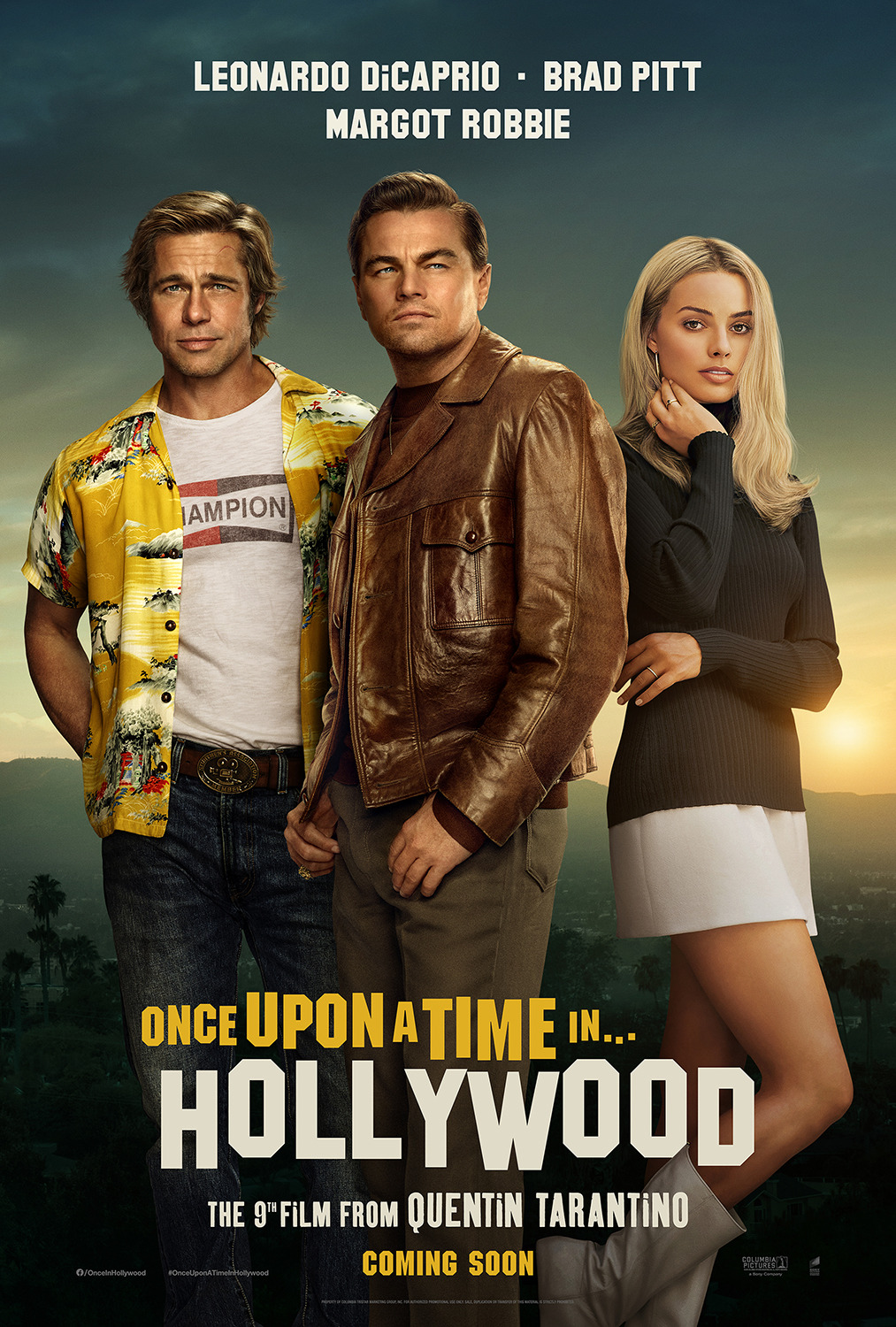 ONCE UPON A TIME IN HOLLYWOOD poster