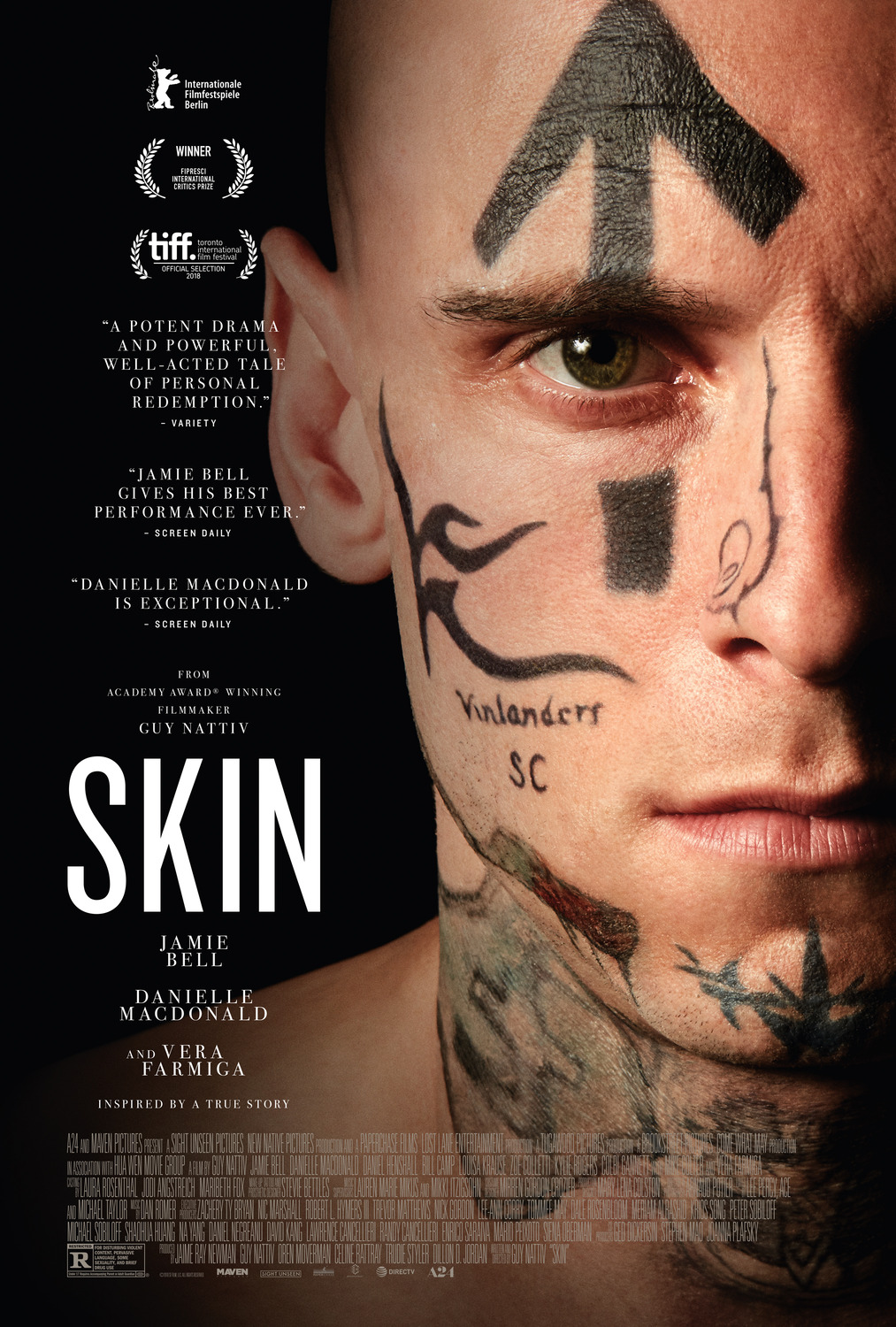 SKIN (2019) poster