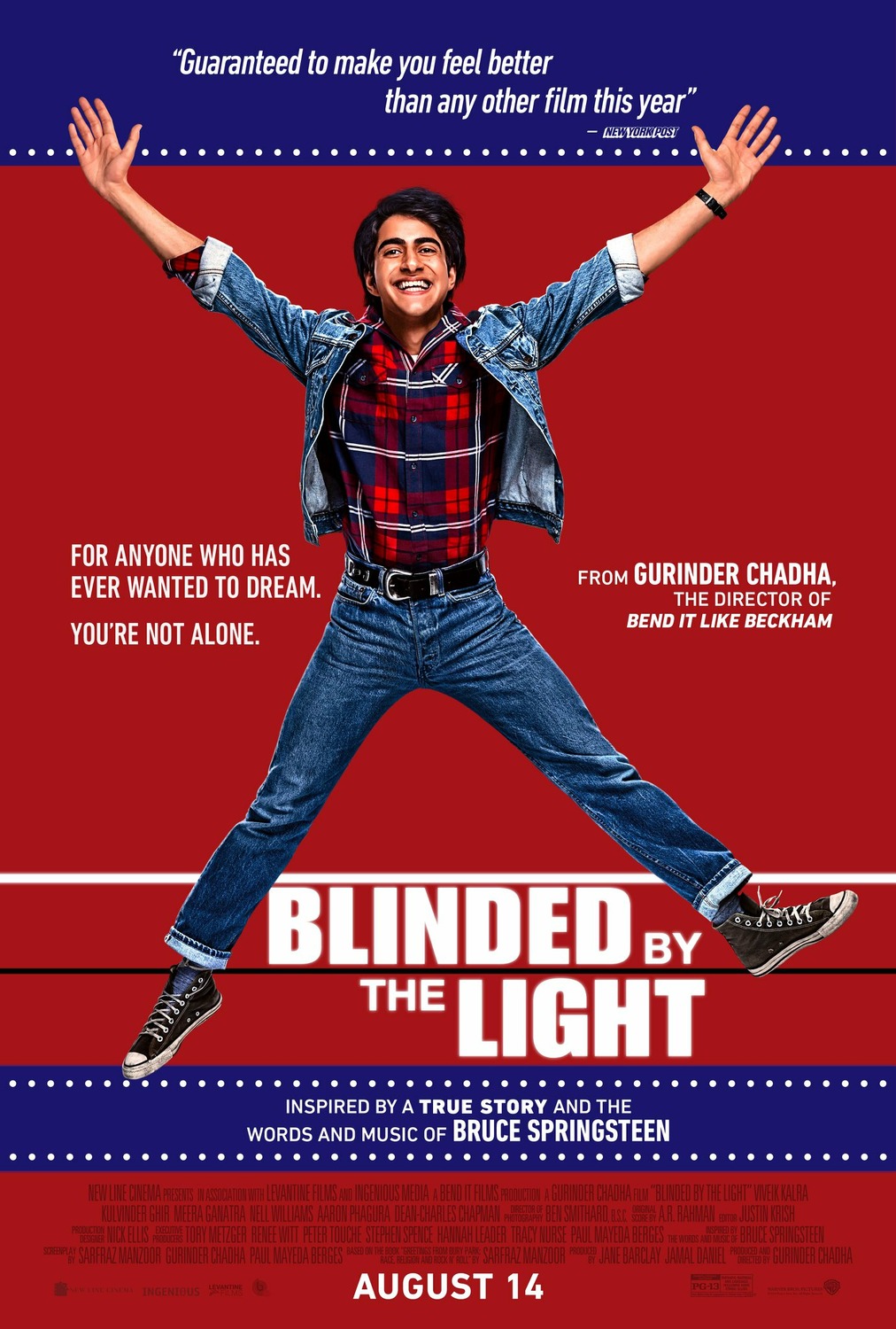 BLINDED BY THE LIGHT poster