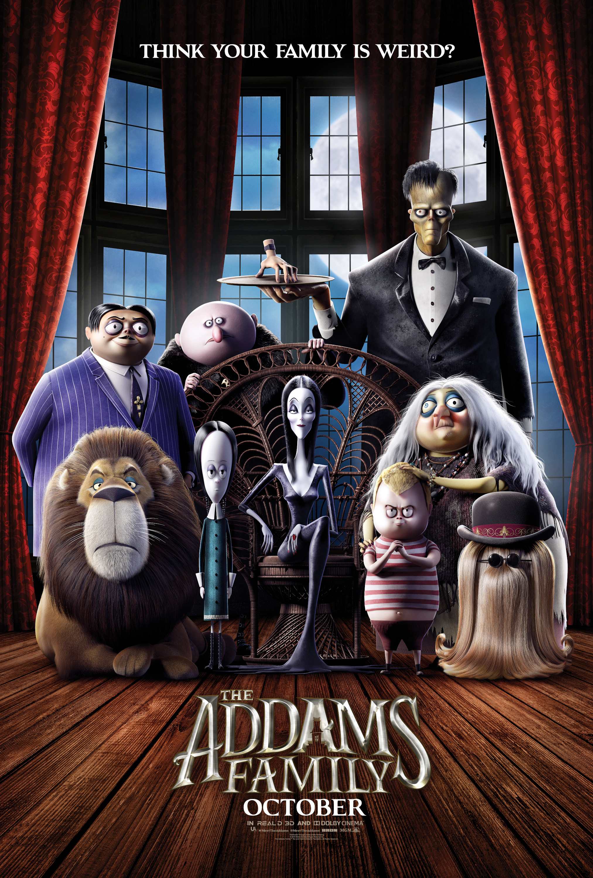 THE ADDAMS FAMILY (2019) poster