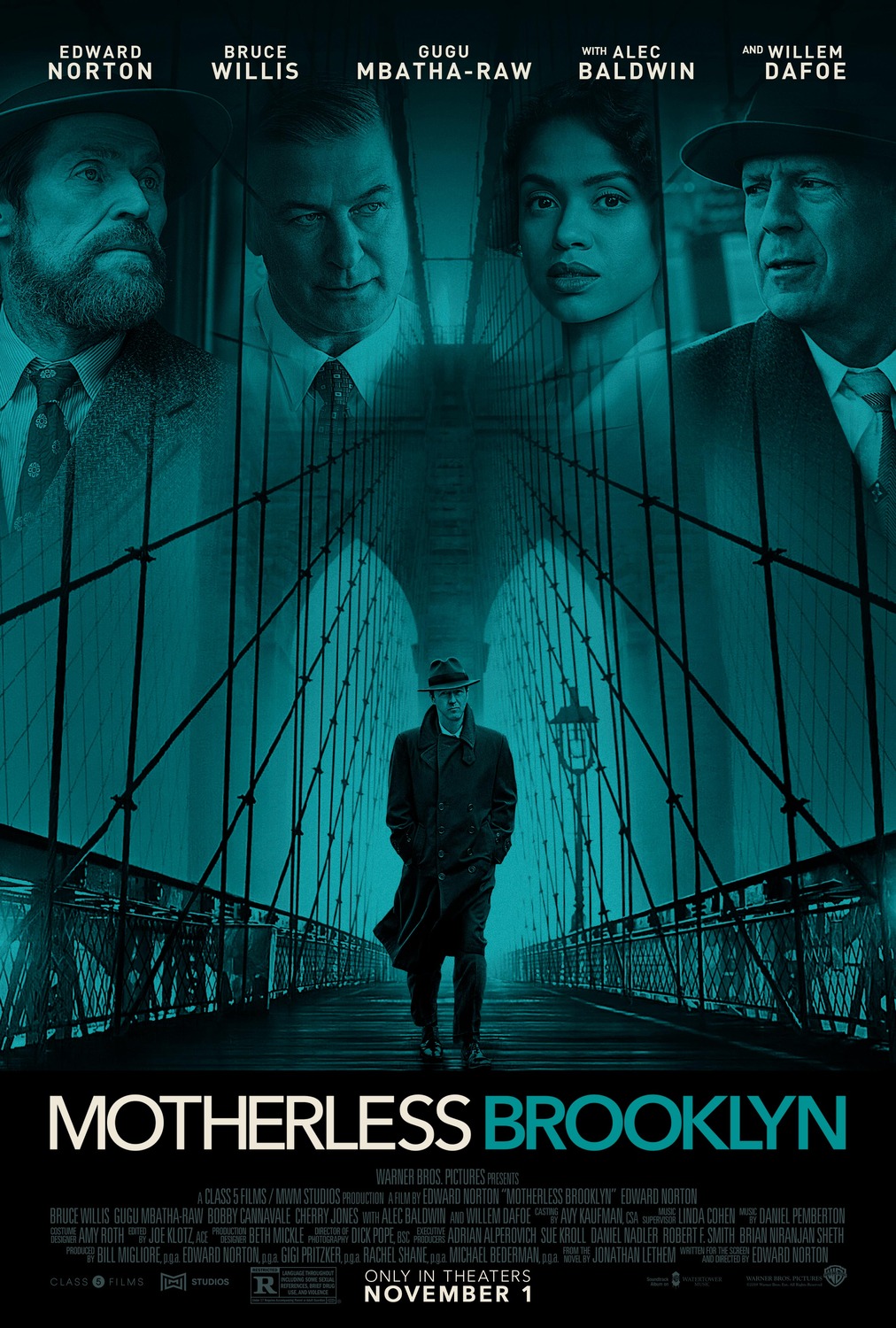 MOTHERLESS BROOKLYN poster