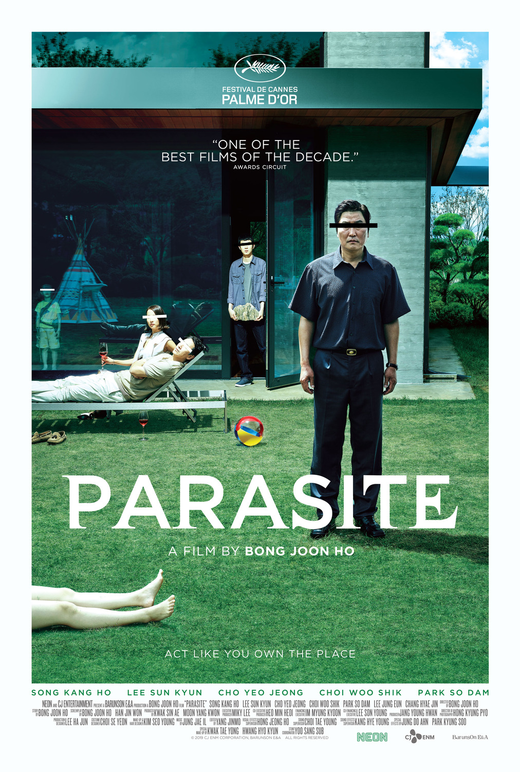 PARASITE (2019) poster