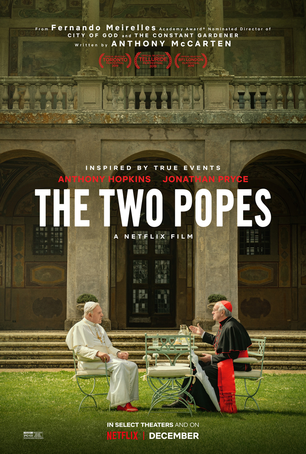 THE TWO POPES poster