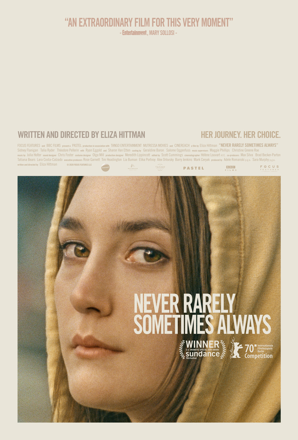 NEVER RARELY SOMETIMES ALWAYS poster