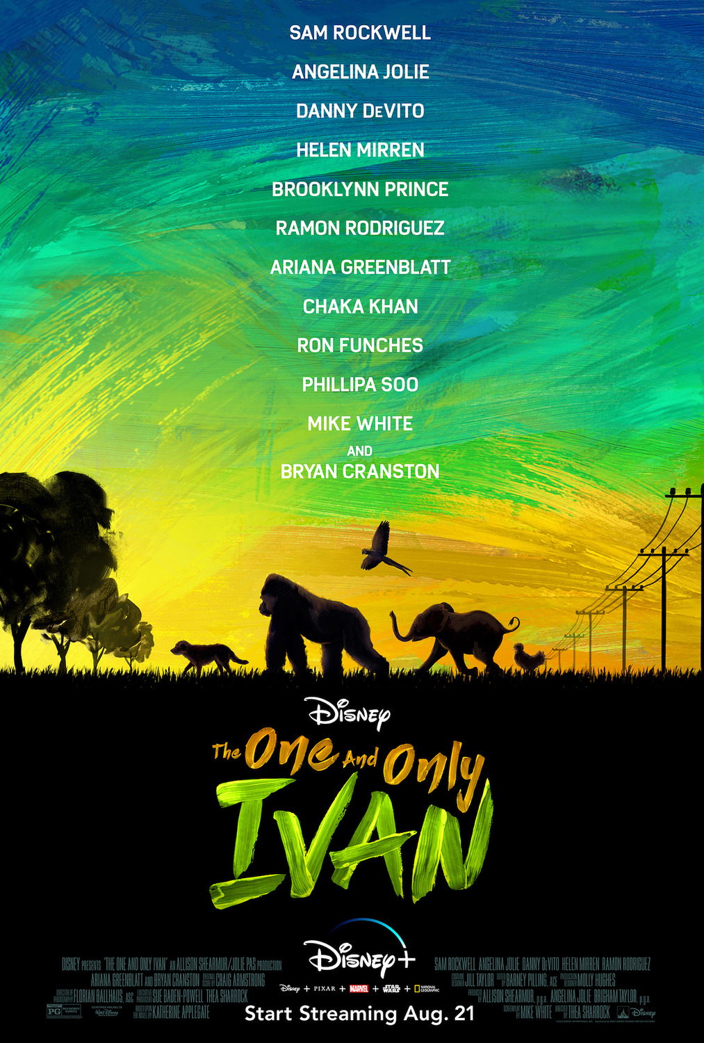 THE ONE AND ONLY IVAN poster
