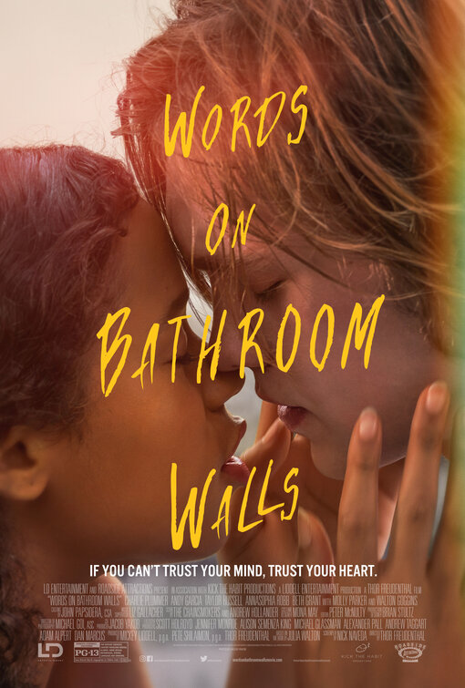 WORDS ON BATHROOM WALLS poster