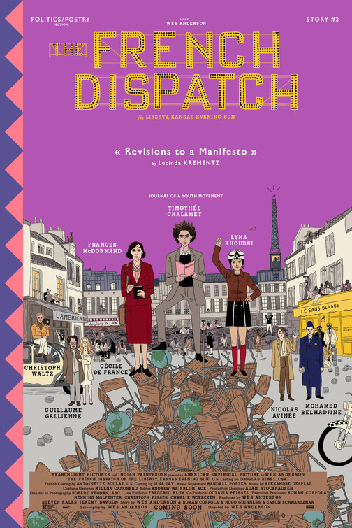 THE FRENCH DISPATCH poster