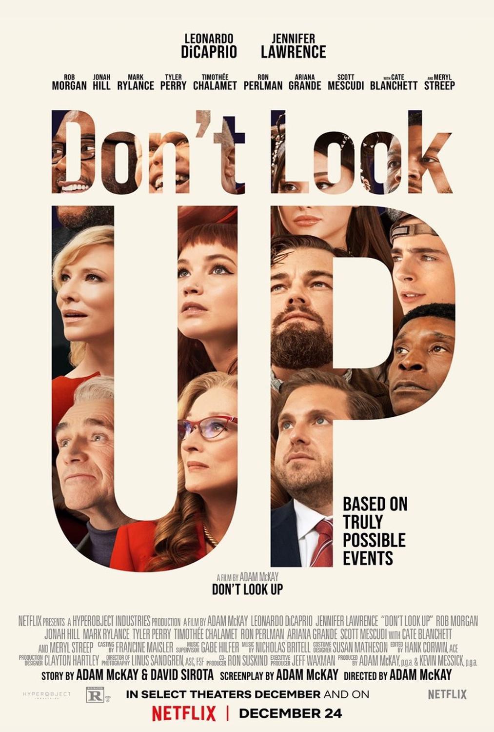 DON'T LOOK UP poster