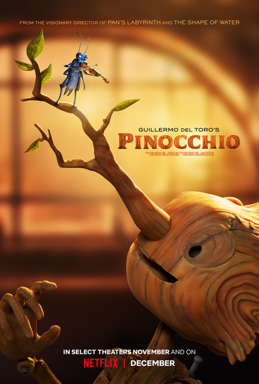 Guillermo del Toro's PINOCCHIO poster