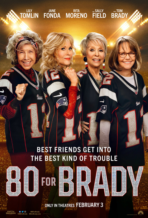 80 FOR BRADY poster