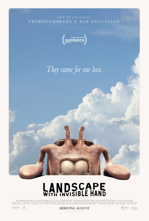 LANDSCAPE WITH INVISIBLE HAND poster