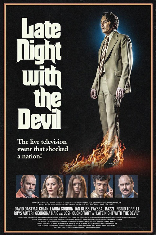 LATE NIGHT WITH THE DEVIL poster