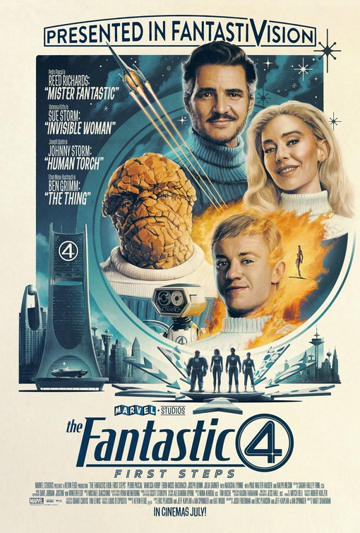 THE FANTASTIC FOUR: First Steps poster