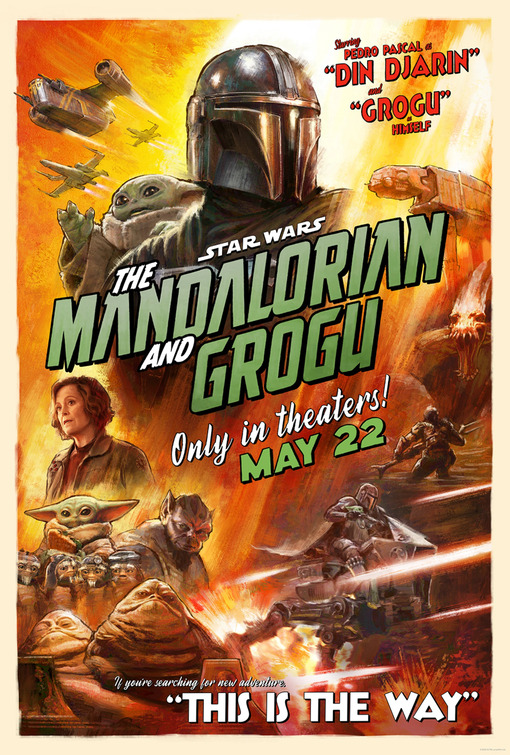 STAR WARS: The Mandalorian and Grogu poster
