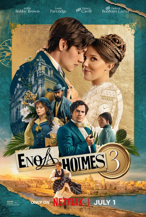 ENOLA HOLMES 3 poster